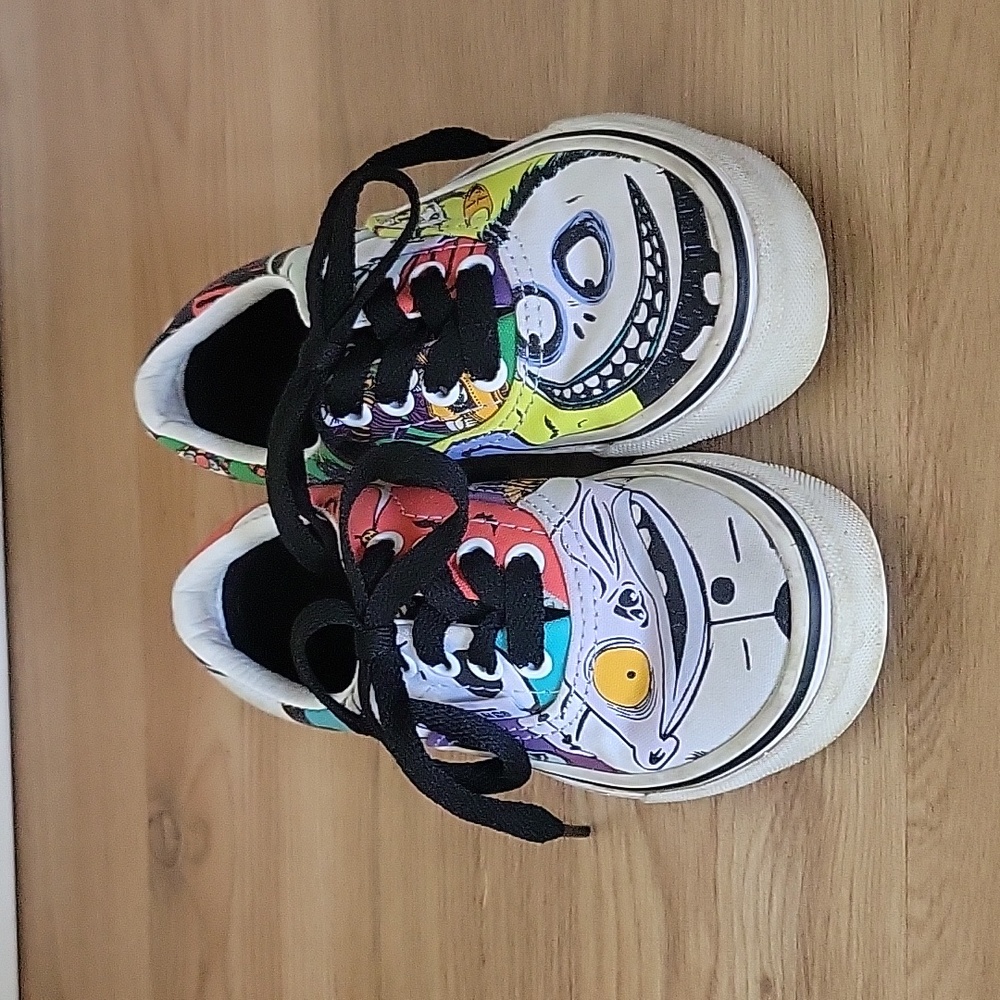 Kids toddler nightmare before christmas vans size 11